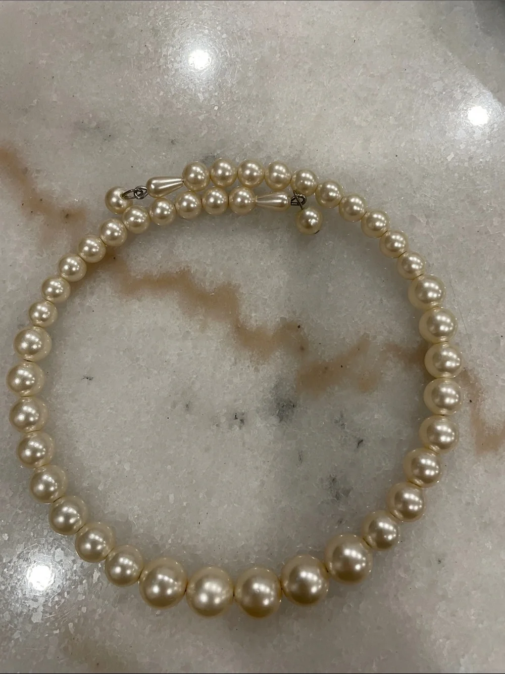 Classic Cream Pearl Necklace - Elegant Women’s Jewelry